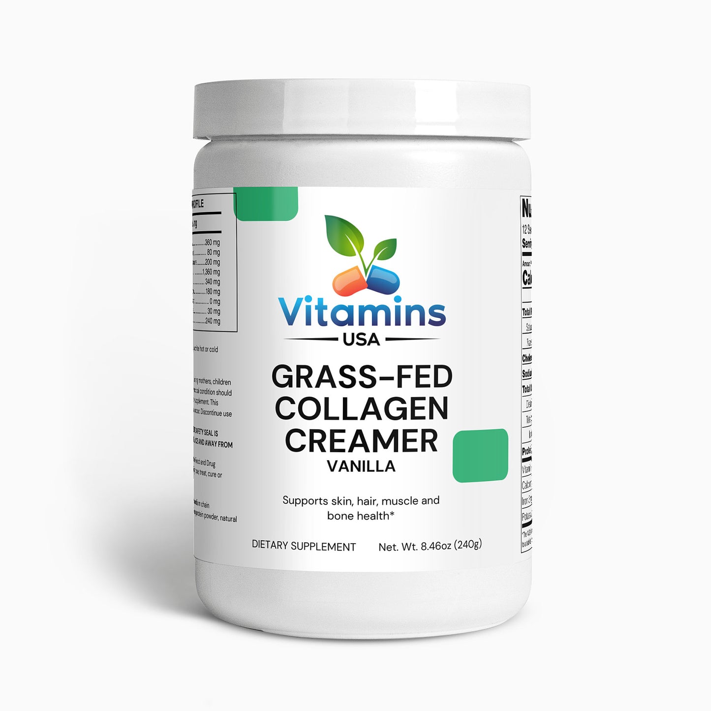 Grass-Fed Collagen Creamer (Vanilla)